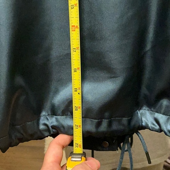 Nike Women's Dark Teal Bomber coach Jacket Large - Picture 6 of 9